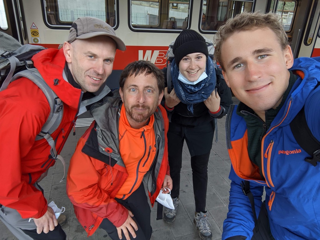 Gut ausgelüftet, Abschiedsselfie in Liestal