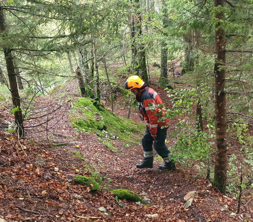 Feuerwehr beim Chilchzimmersattel